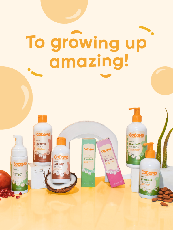 Cocomo natural skin and hair care products for kids, tweens and teens