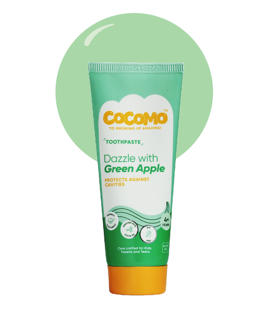 Cocomo natural green apple toothpaste for kids