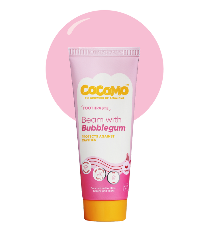 Cocomo natural bubblegum toothpaste for kids