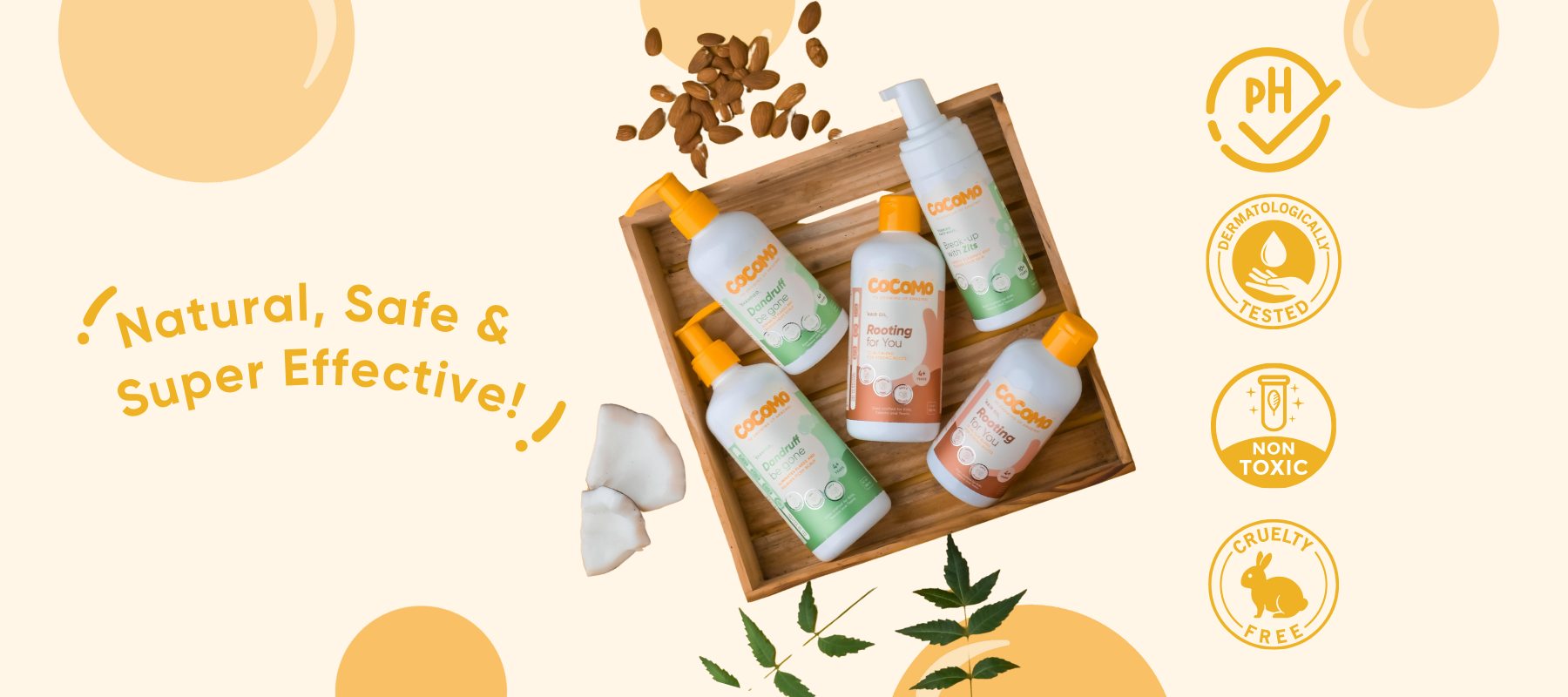 Cocomo natural skin and hair care products for kids, tweens and teens