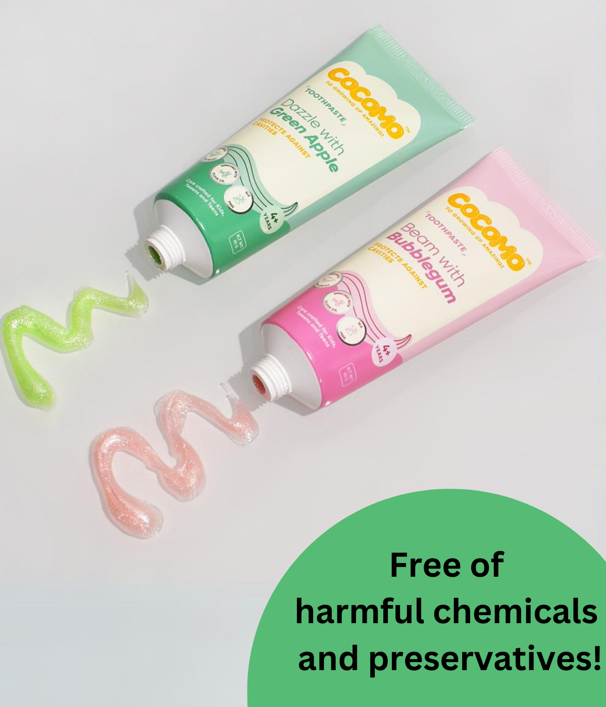 Dazzle with Green Apple - Cocomo Kids Toothpaste