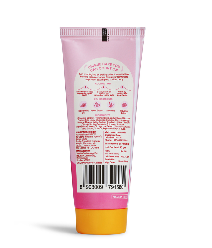 Beam with Bubblegum - Cocomo Kids Toothpaste